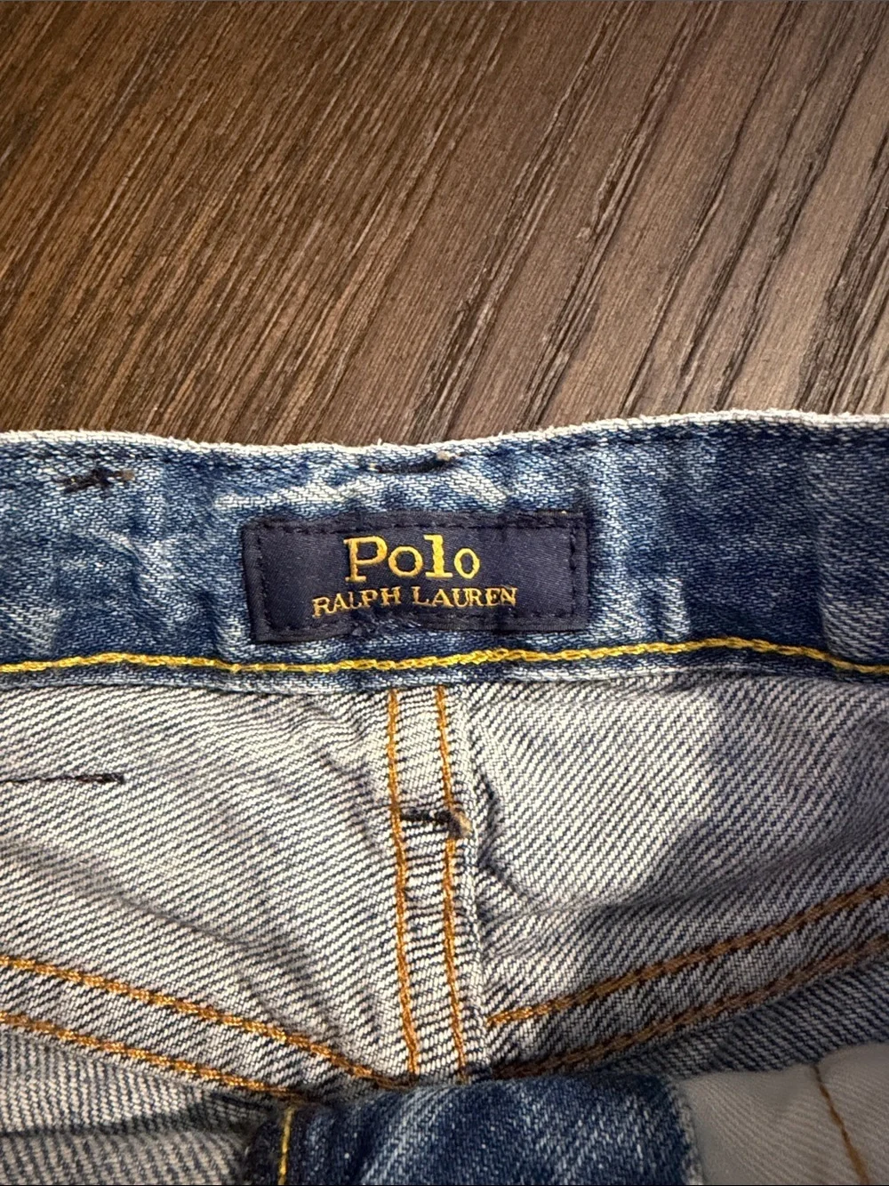 Polo Light Wash Denim Cutoff Shorts - Light Blue 6